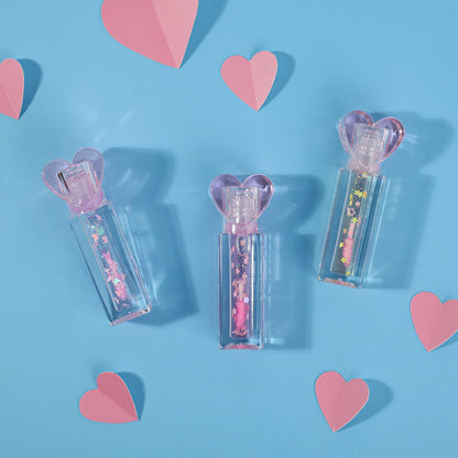 6-Shade Color-Changing Lip Oil Shimmer Vanilla-Infused Moisturizing Lip Balm