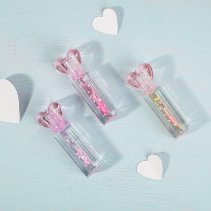 6-Shade Color-Changing Lip Oil Shimmer Vanilla-Infused Moisturizing Lip Balm