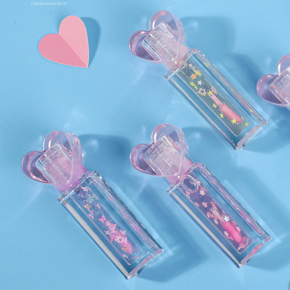 6-Shade Color-Changing Lip Oil Shimmer Vanilla-Infused Moisturizing Lip Balm