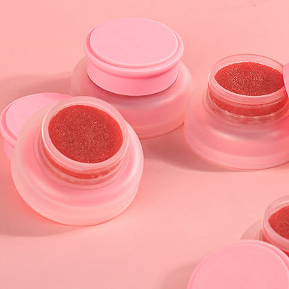 Strawberry lip scrub exfoliating nourishing protective lip care