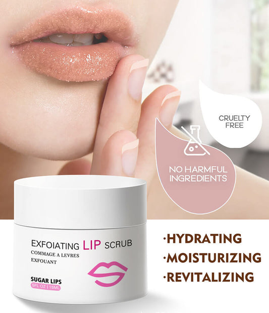 Lip scrub organic exfoliating vegan lightening moisturizing lip care