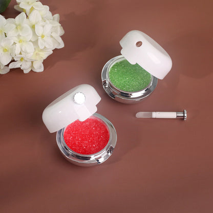 7 color air cushion lip scrub fruit lip cream lightens lip lines tender lips