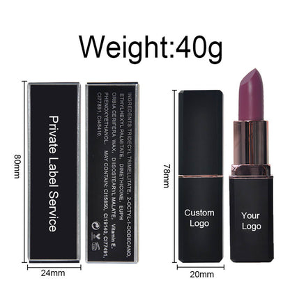 16 color lipstick matte long lasting moisturizing cream vegan