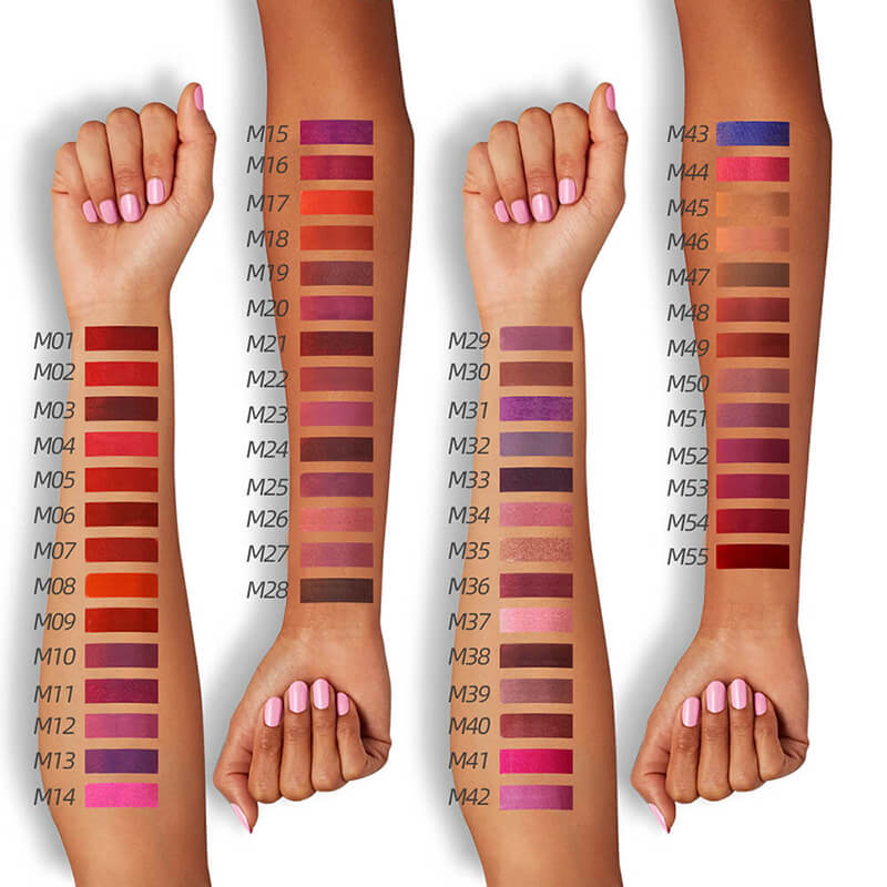 55 Color Matte Liquid Lipstick Nude Long Lasting Waterproof Private Label