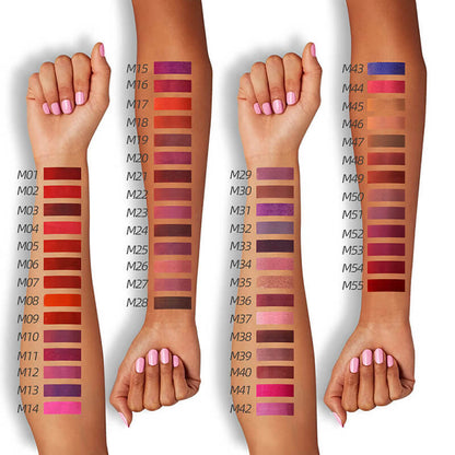 55 Color Matte Liquid Lipstick Nude Long Lasting Waterproof Private Label