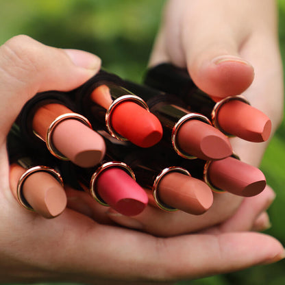 24 color matte lipstick moisturing vegan high pigmented