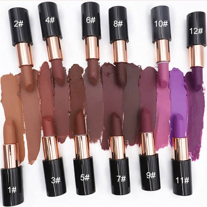 24 Color Matte Lipstick High Pigmented Long Lasting Vegan Private Label