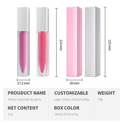 55 color matte liquid lipstick waterproof high pigmented (color 28-55)