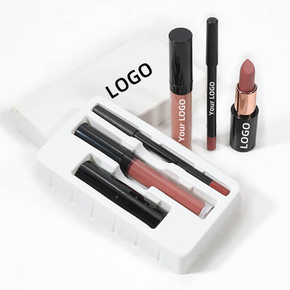 10 color 3 in 1 lip set matte lipstick lip stain lip liner gift kits