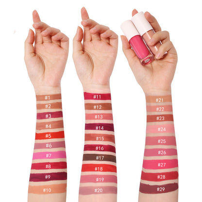 3 In 1 Liquid Lipstick Set Matte Non-Stick Long Lasting Vegan Private Label