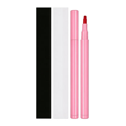 8-color Flocking Matte Liquid Lipstick Pen Cotton Tip Lip Liner Long-lasting