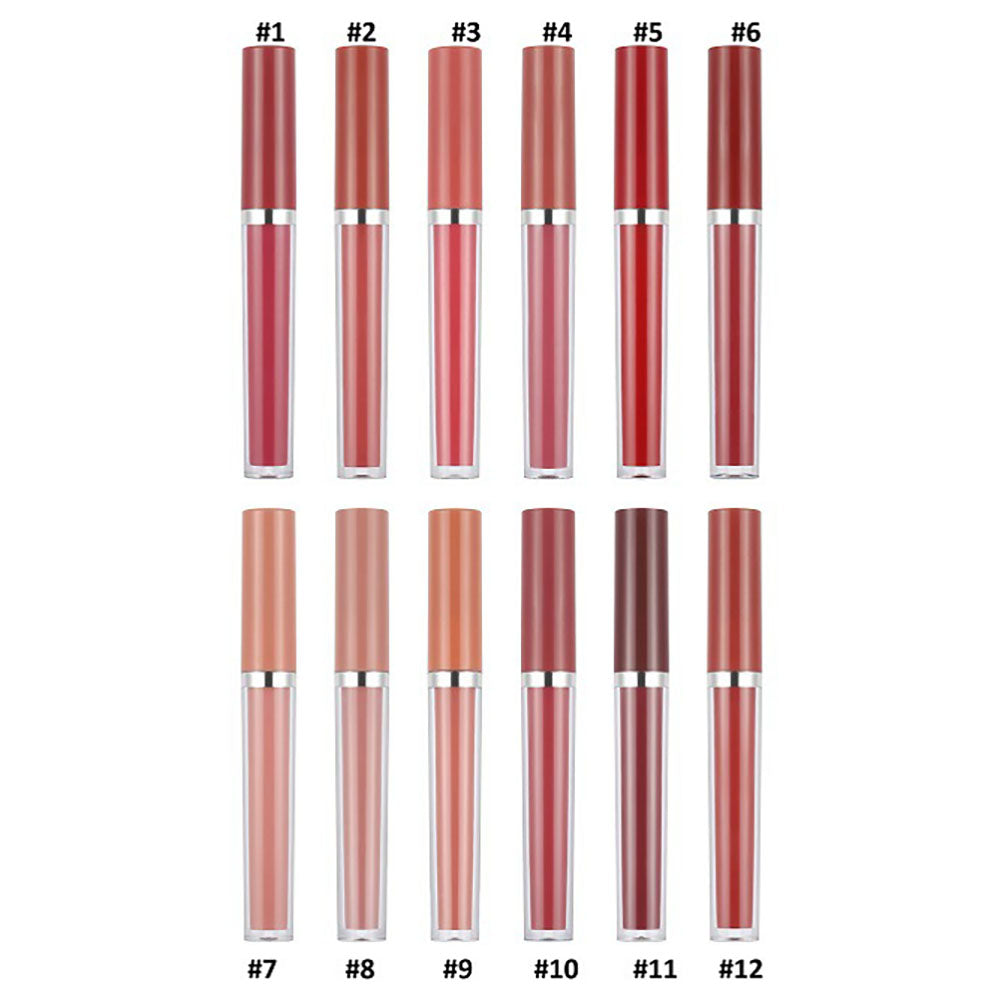 6 Pieces Matte Liquid Lipstick Set Waterproof Non-Transfer Long Lasting
