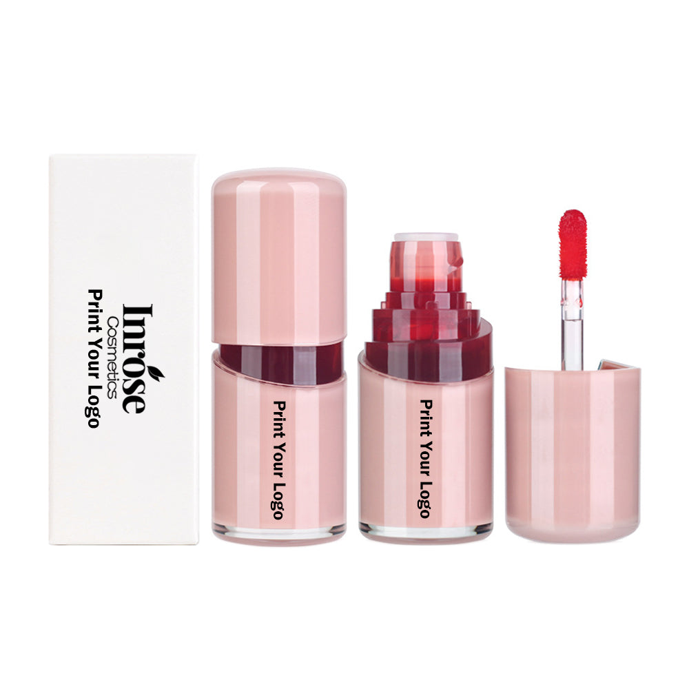 4-Color Peel-Off Lip Tint Matte Non-drying Lip Gloss with Lasting Stain