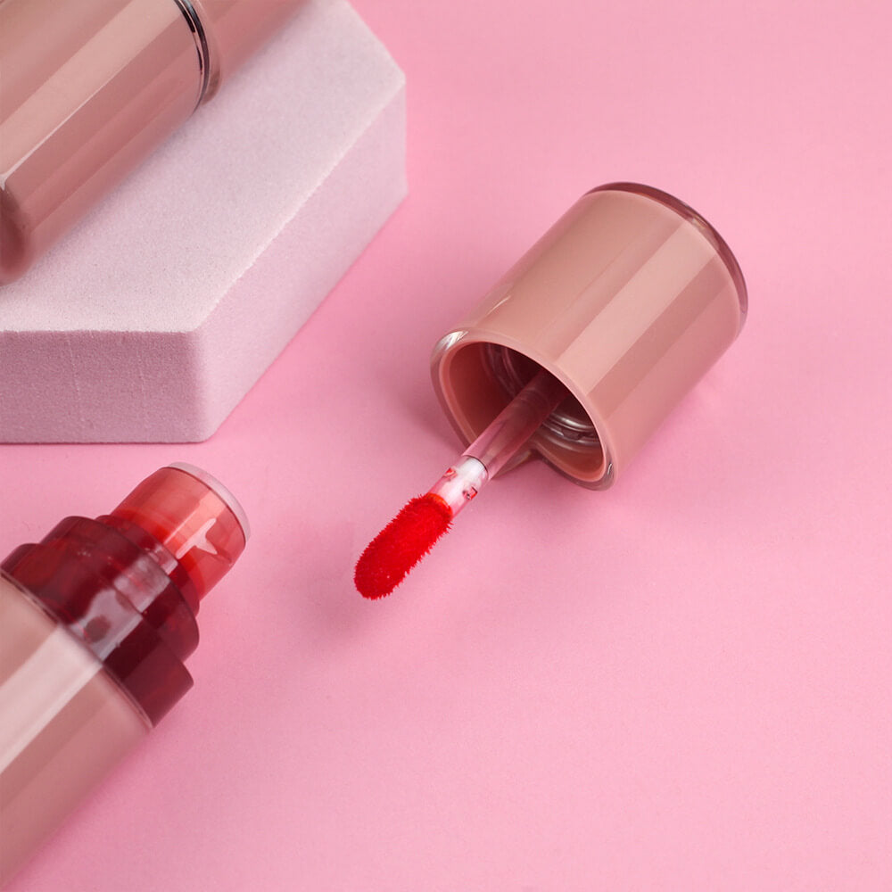 4-Color Peel-Off Lip Tint Matte Non-drying Lip Gloss with Lasting Stain