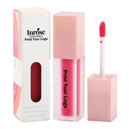 8 color liquid blush matte blusher moisturizing long lasting private label