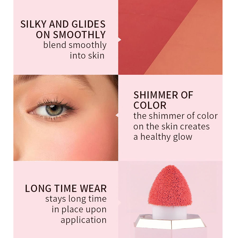 8 Color Liquid Blush Makeup Blusher Long Lasting Waterproof Vagan