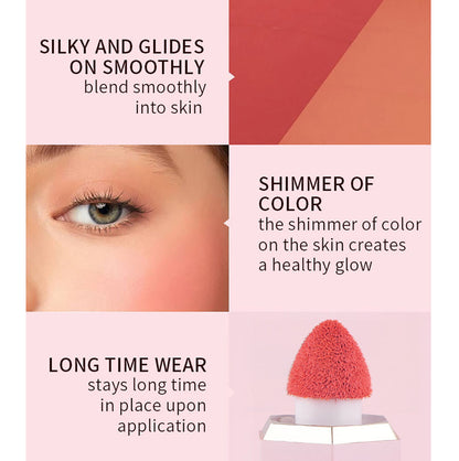 8 Color Liquid Blush Makeup Blusher Long Lasting Waterproof Vagan