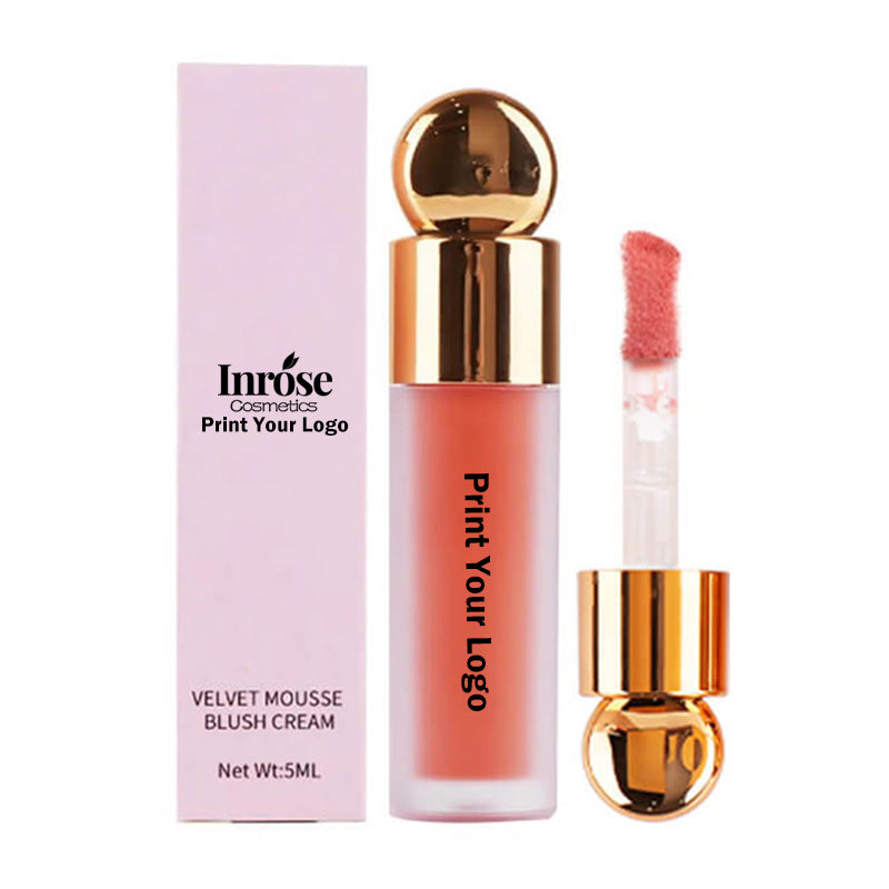 7 color liquid blush face brighten long lasting waterproof private label