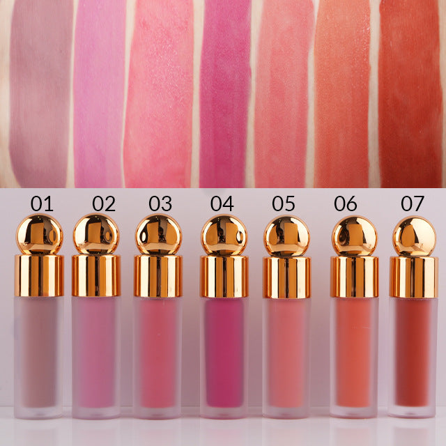 7 Color Liquid Blush Face Brighten Long Lasting Waterproof Private Label
