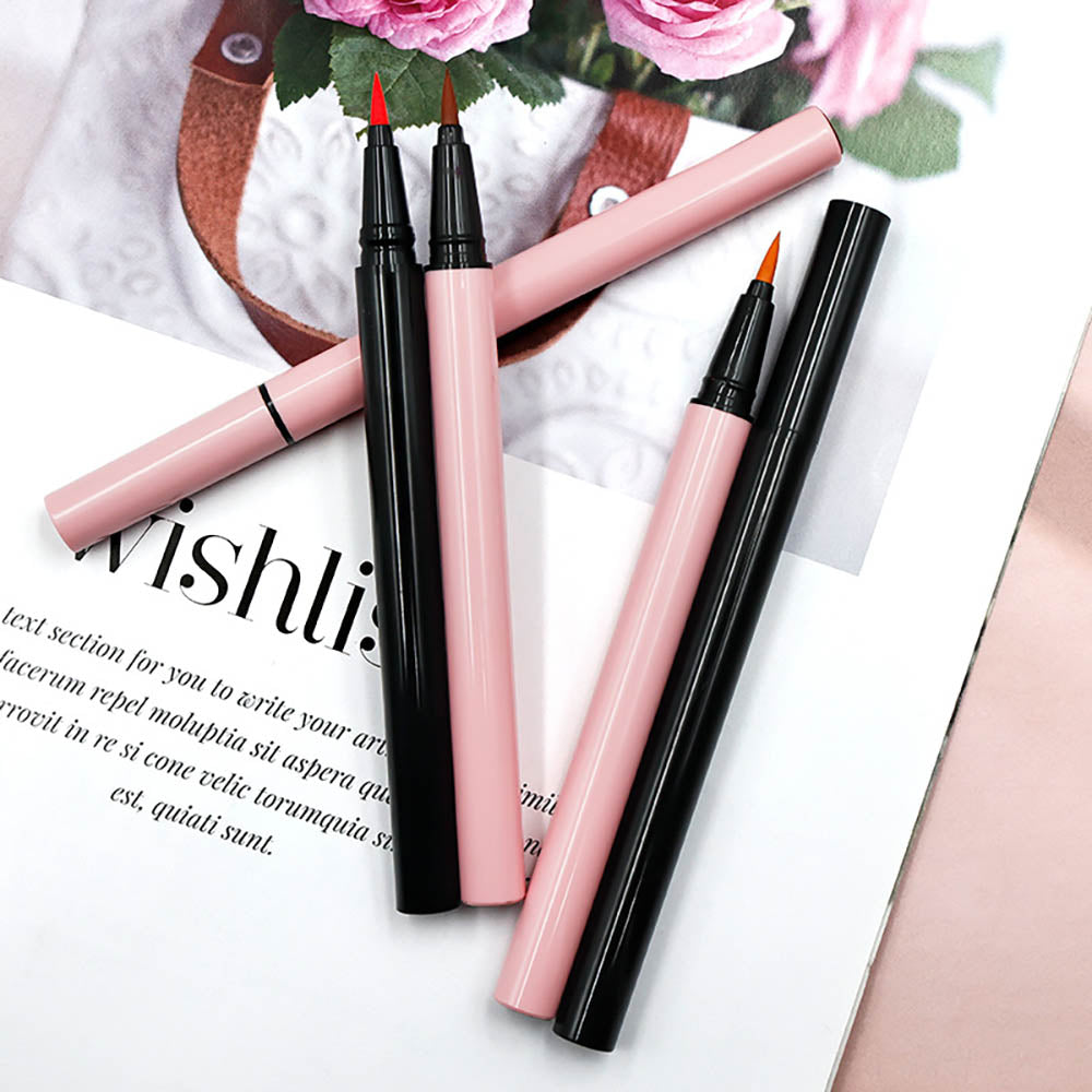 24 Color Pink Liquid Eyeliner Pencil Colorful Waterproof Long Lasting