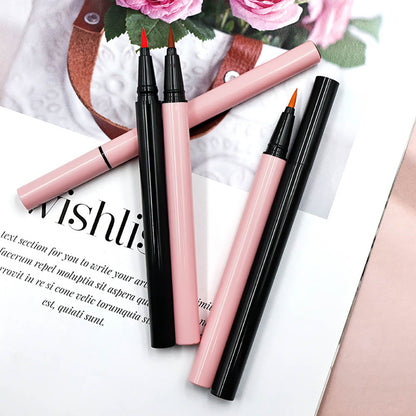 24 Color Pink Liquid Eyeliner Pencil Colorful Waterproof Long Lasting