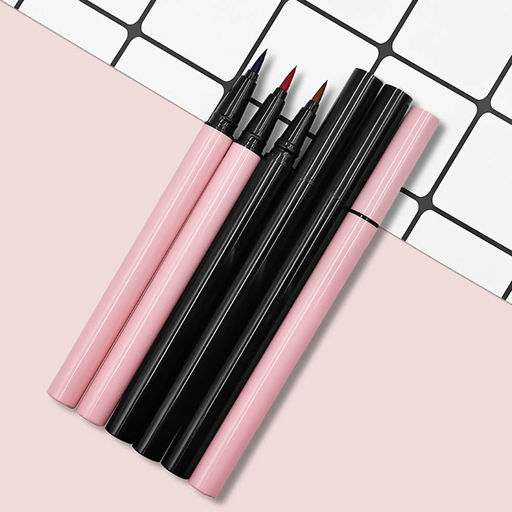24 Color Pink Liquid Eyeliner Pencil Colorful Waterproof Long Lasting