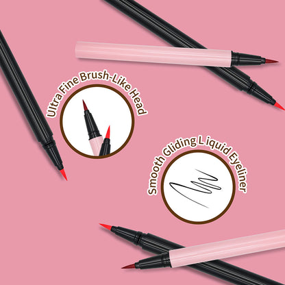 24 Color Pink Liquid Eyeliner Pencil Colorful Waterproof Long Lasting