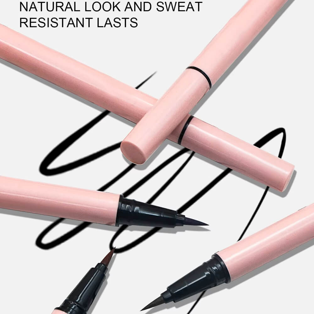 24 Color Pink Liquid Eyeliner Pencil Colorful Waterproof Long Lasting
