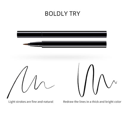 2 Color Adhesive Liquid Eyeliner Magnetic Black Eye Line Waterproof No Logo