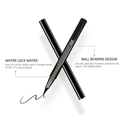 2 Color Adhesive Liquid Eyeliner Magnetic Black Eye Line Waterproof No Logo