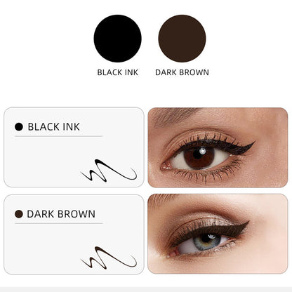 2 Color Adhesive Liquid Eyeliner Magnetic Black Eye Line Waterproof No Logo
