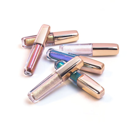 6-Color Chameleon Liquid Eyeshadow Highlighter Waterproof Long-Lasting
