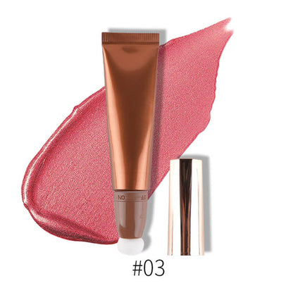 6 color liquid highlighter makeup highlight pearlescent glitter