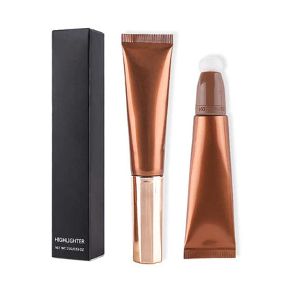 6 color liquid highlighter makeup highlight pearlescent glitter