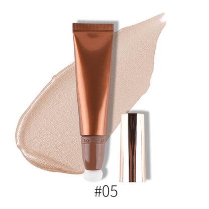 6 color liquid highlighter makeup highlight pearlescent glitter