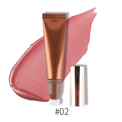 6 color liquid highlighter makeup highlight pearlescent glitter
