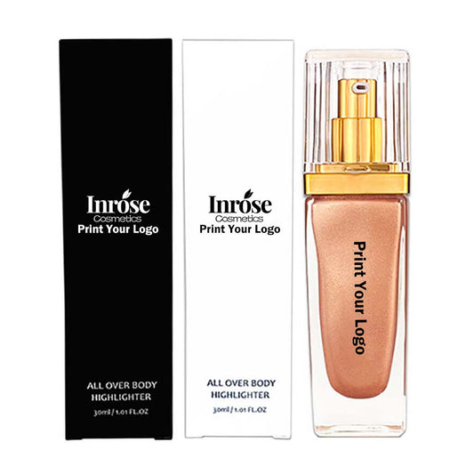 6 color liquid highlighter spray face body high pigmented long lasting