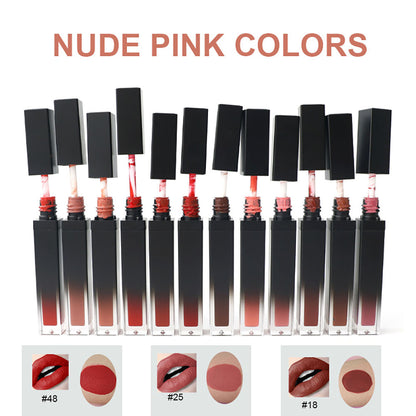 125 Color Liquid Lipstick Matte Waterproof Long Lasting Gradient Tube