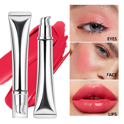 8-Shade Liquid Blush Long Lasting Blusher Face Lip Eye Tint Waterproof Private Label