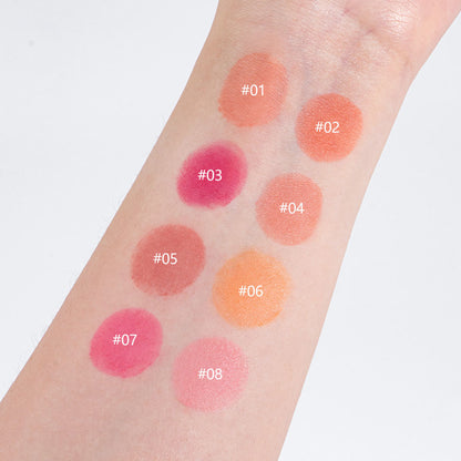 8-Shade Liquid Blush Long Lasting Blusher Face Lip Eye Tint Waterproof Private Label