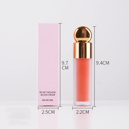 7 color liquid blush face blusher long lasting waterproof