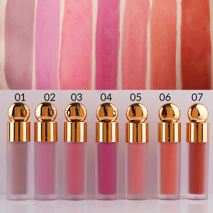 7 color liquid blush face blusher long lasting waterproof