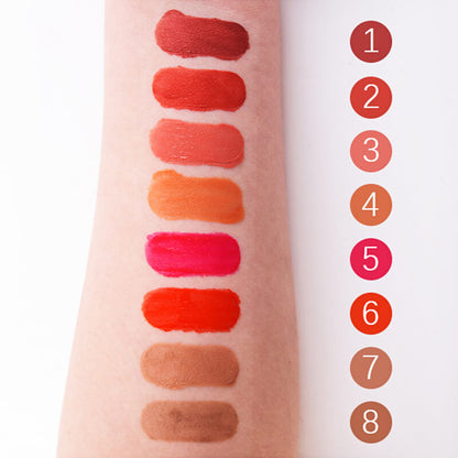 8 color liquid blush matte blusher natural long lasting lip glaze