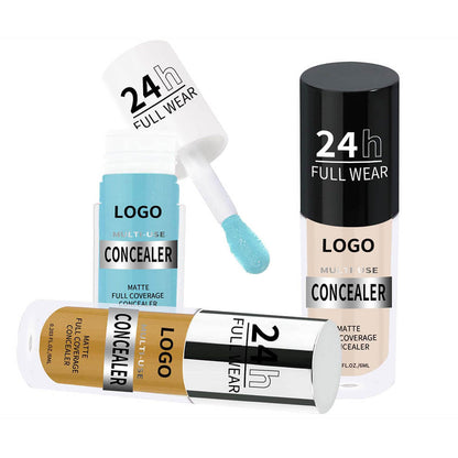 22-Shade Liquid Concealer High Coverage Acne Marks Spots Dark Circles Vegan