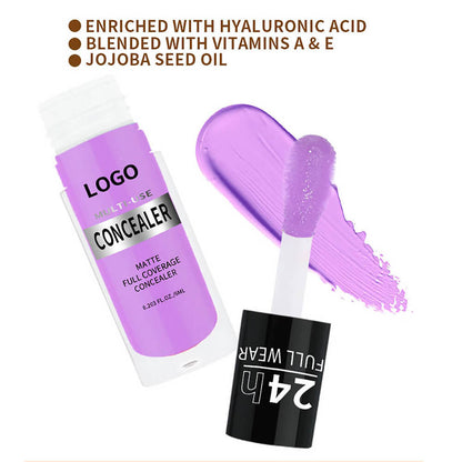22-Shade Liquid Concealer High Coverage Acne Marks Spots Dark Circles Vegan