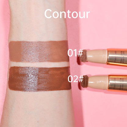 5 color liquid blush and contour brightening high pigmented skin friendly