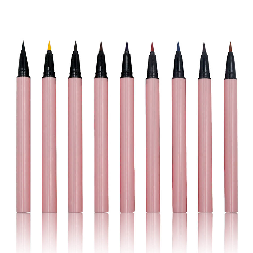 24 color pink liquid eyeliner pencil colorful waterproof long lasting