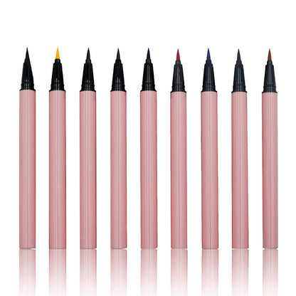 24 color pink liquid eyeliner pencil colorful waterproof long lasting