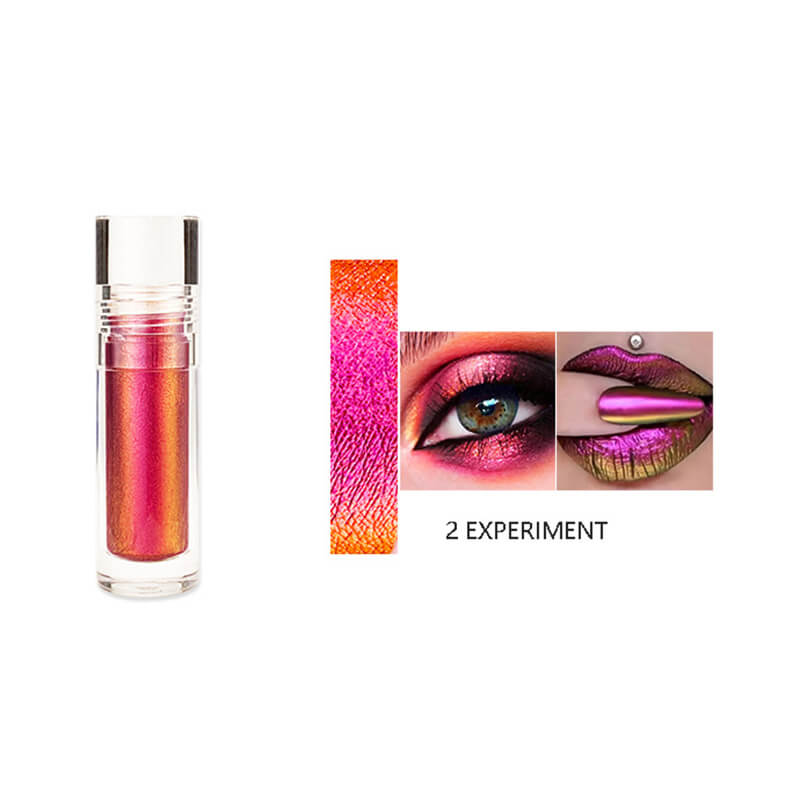 6 color chameleon liquid eyeshadow highlighter shining lipstick