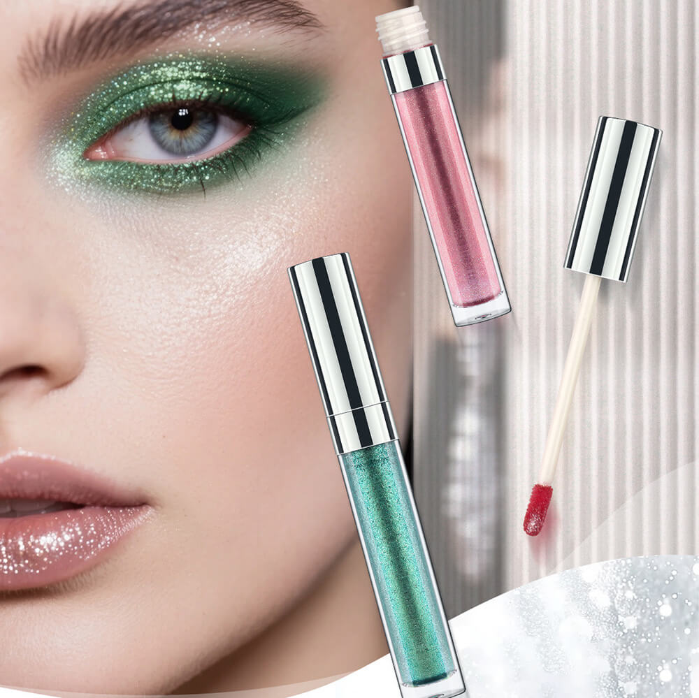 5-Color Liquid Eyeshadow Waterproof Under-Eye Brighten Highlighter Long-Lasting